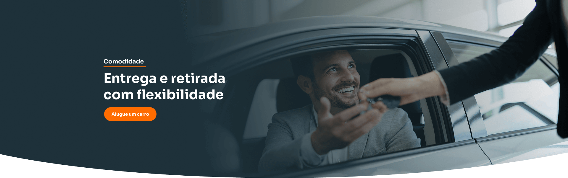 Comodidade, Receba e entregue seu carro alugado conosco onde quiser